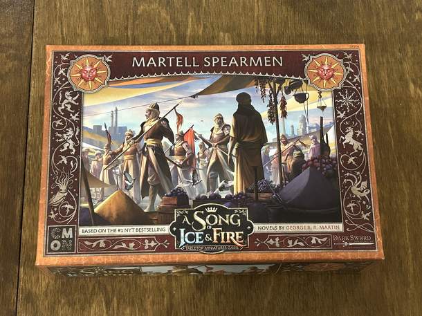 A Song Of Ice Fire Table Top Miniatures Game Martell Spearmen