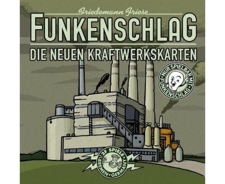 Funkenschlag (Power Grid) 3. kiegészítő: Új erőműkártyák