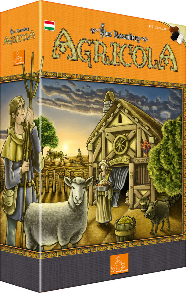 Agricola társasjáték (új kiadás, hobbi változat)