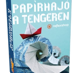 Papírhajó a tengeren