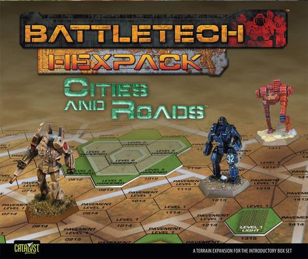 Battletech HexPack: Cities and Roads