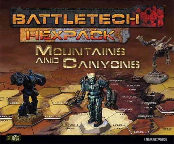 Battletech HexPack: Mountains and Canyons