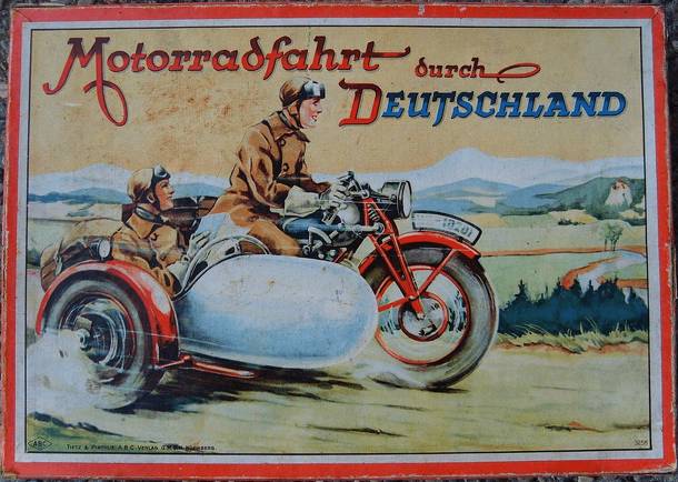 Motorradfahrt durch Deutschland
