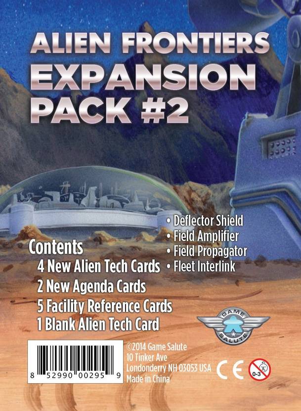 Alien Frontiers: Expansion Pack #2
