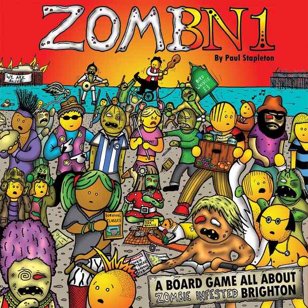 ZomBN1: A Board Game all About Zombie Infested Brighton