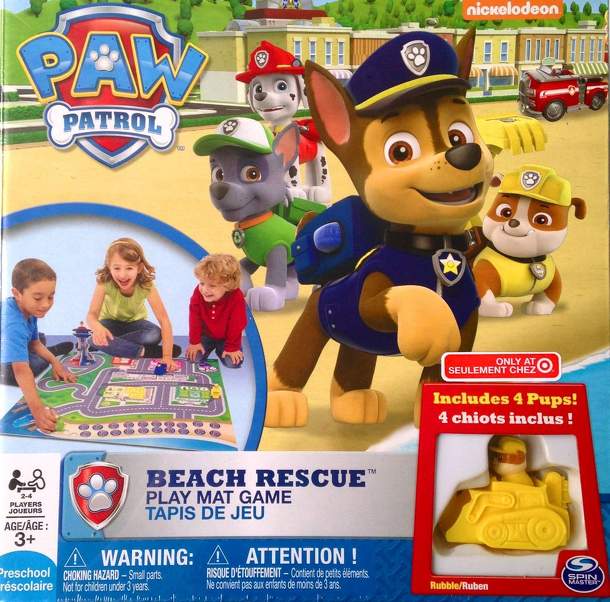 Paw Patrol Beach Rescue Play Mat Game