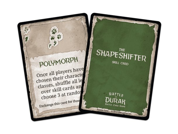 Battle of Durak: Shapeshifter Promo Card