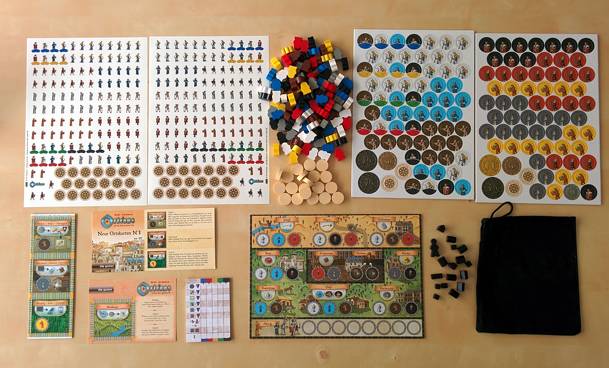 Orléans: Components for a 5th Player and New Character Tiles