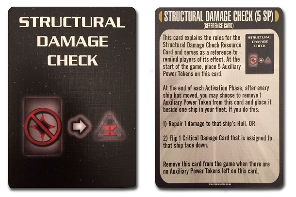 Star Trek: Attack Wing – Structural Damage Check Resource