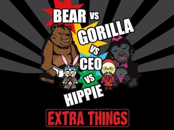 Bear vs Gorilla vs CEO vs Hippie: Extra Things