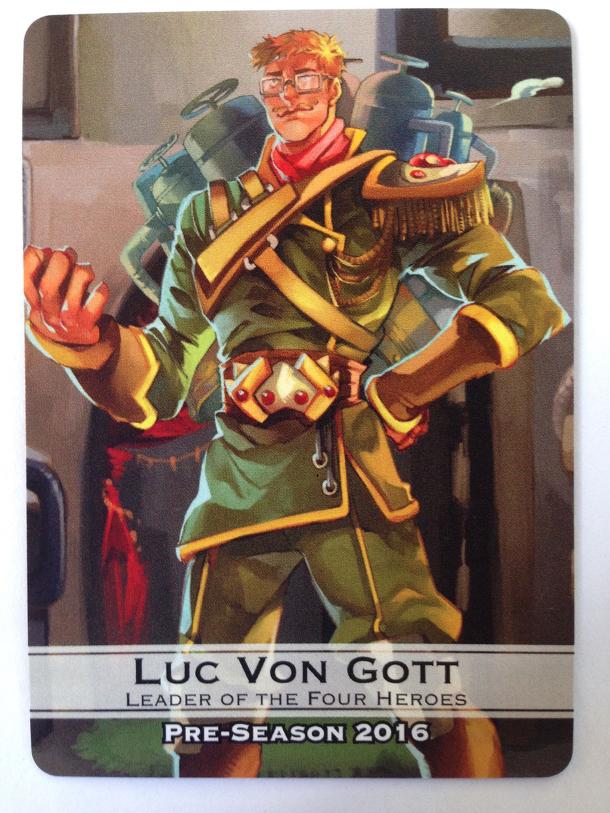 BattleCON: Luc Von Gott Leader of the Four Heroes Costume