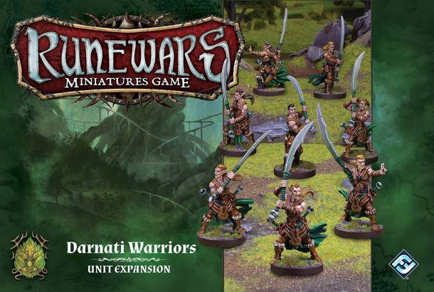 Runewars Miniatures Game: Darnati Warriors – Unit Expansion