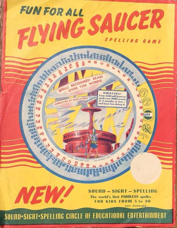 Flying Saucer Spelling Game