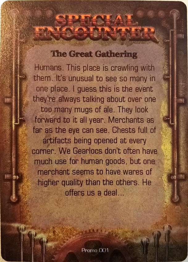Too Many Bones: The Great Gathering Promo Card
