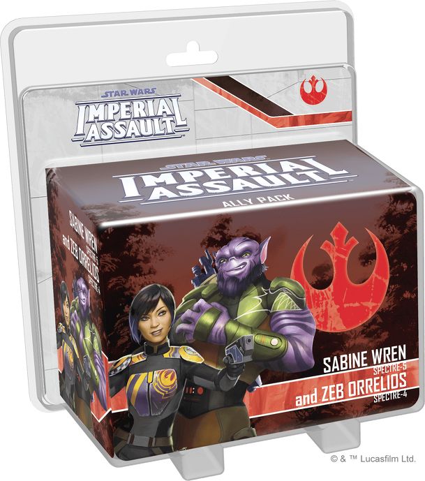 Star Wars: Imperial Assault – Sabine Wren and Zeb Orrelios Ally Pack