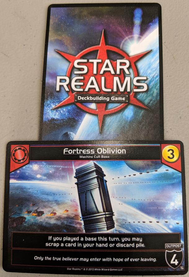 Star Realms: Fortress Oblivion Promo Card
