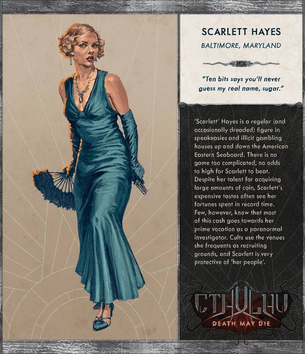 Cthulhu: Death May Die – Scarlett Hayes
