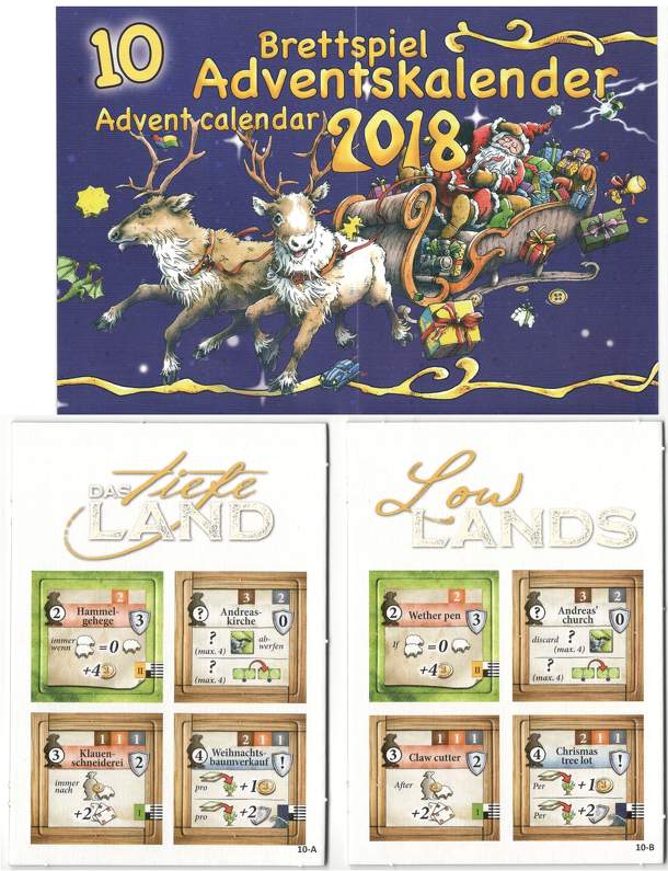 Lowlands: Promo Brettspiel Adventskalender 2018