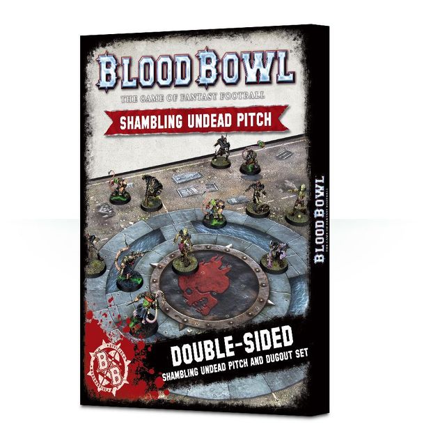 Blood Bowl (2016 edition): Shambling Undead Pitch & Dugout Set