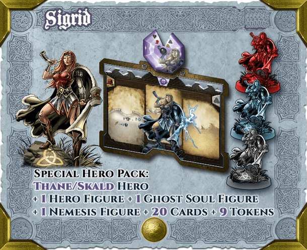 Sword & Sorcery: Hero Pack – Sigrid Thane/Skald