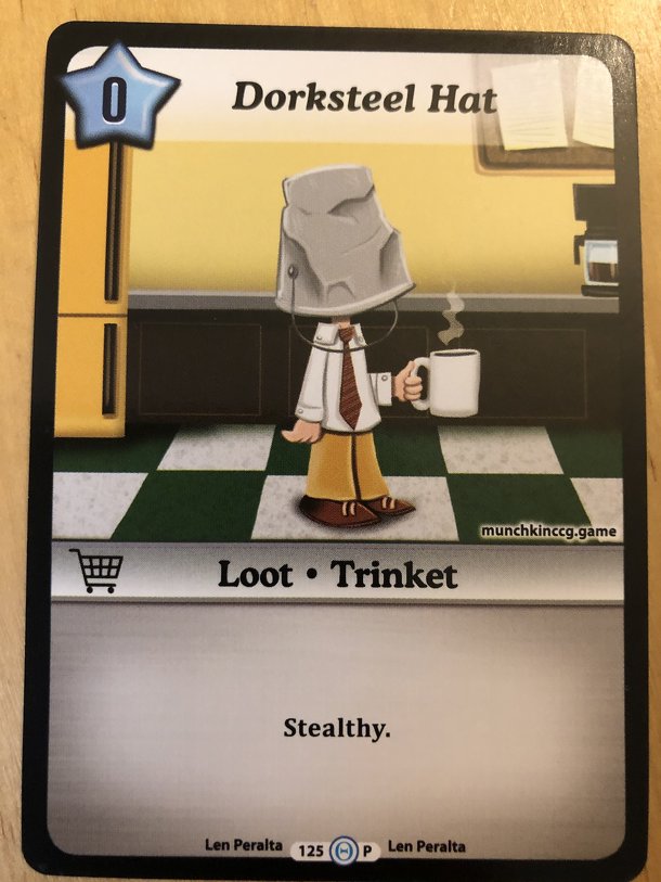 Munchkin Collectible Card Game: Dorksteel Hat Promo