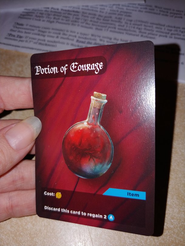 Of Dreams and Shadows: Potion of Courage Promo Card