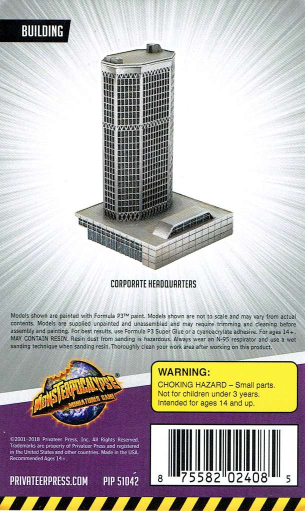 Monsterpocalypse Miniatures Game: Building – Corporate Headquarters