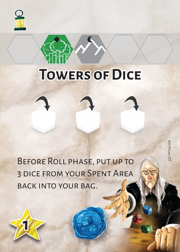 Dice Settlers: Dice Tower Promo Card