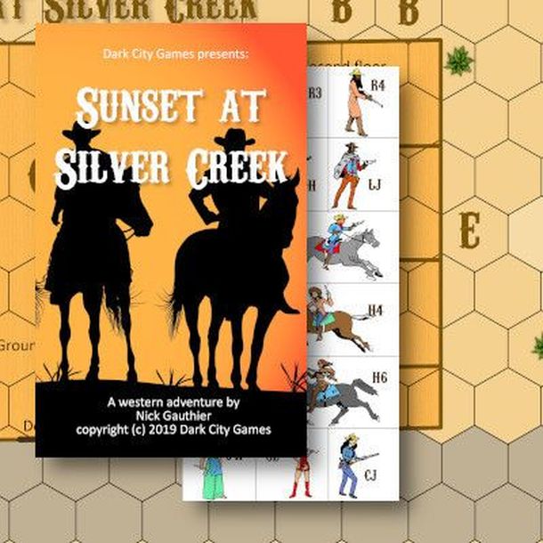 Legends of the Untamed West: Sunset at Silver Creek