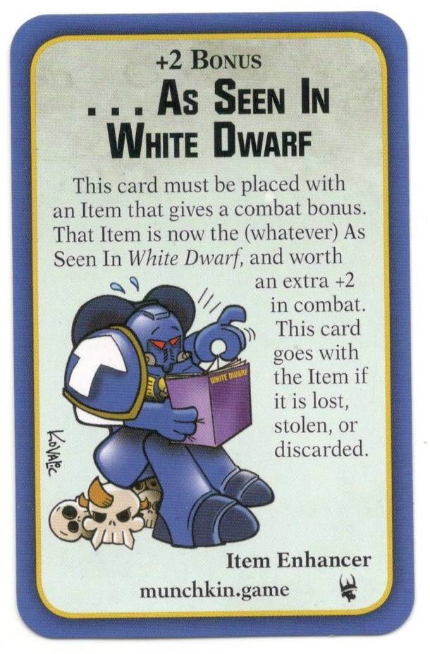 Munchkin Warhammer 40,000: As Seen in White Dwarf Promo Card