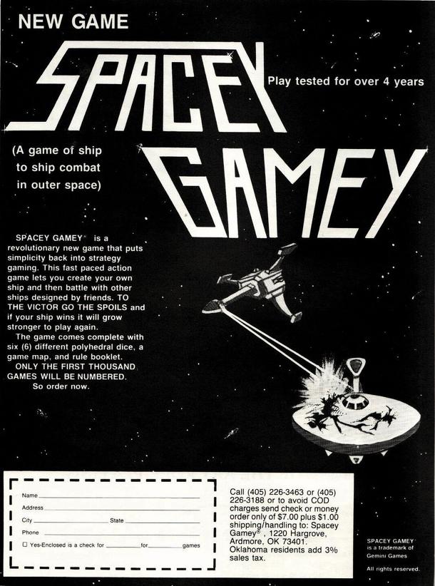 Spacey Gamey