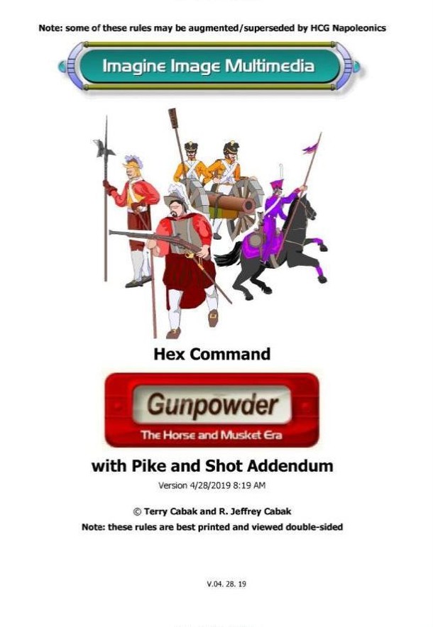 Hex Command Gunpowder: Rules for Horse & Musket Era Gaming