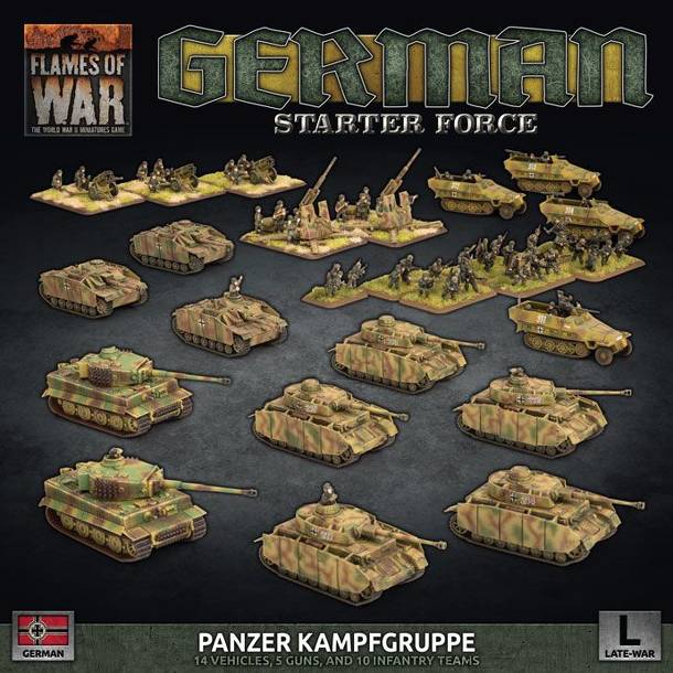 Flames of War: German Starter Force – Panzer Kampfgruppe