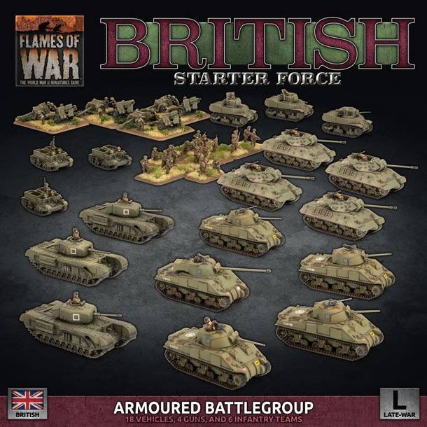 Flames of War: British Starter Force – Armoured Battlegroup