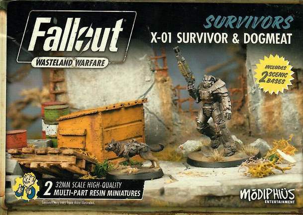 Fallout: Wasteland Warfare – X-01 Survivor & Dogmeat