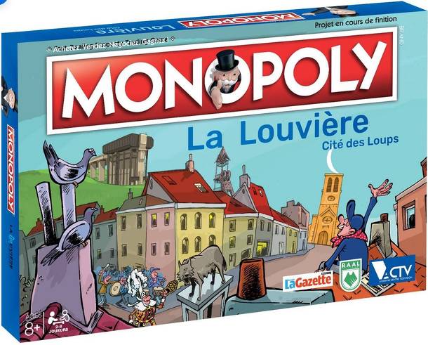 Monopoly: La Louvière – Cité des Loups
