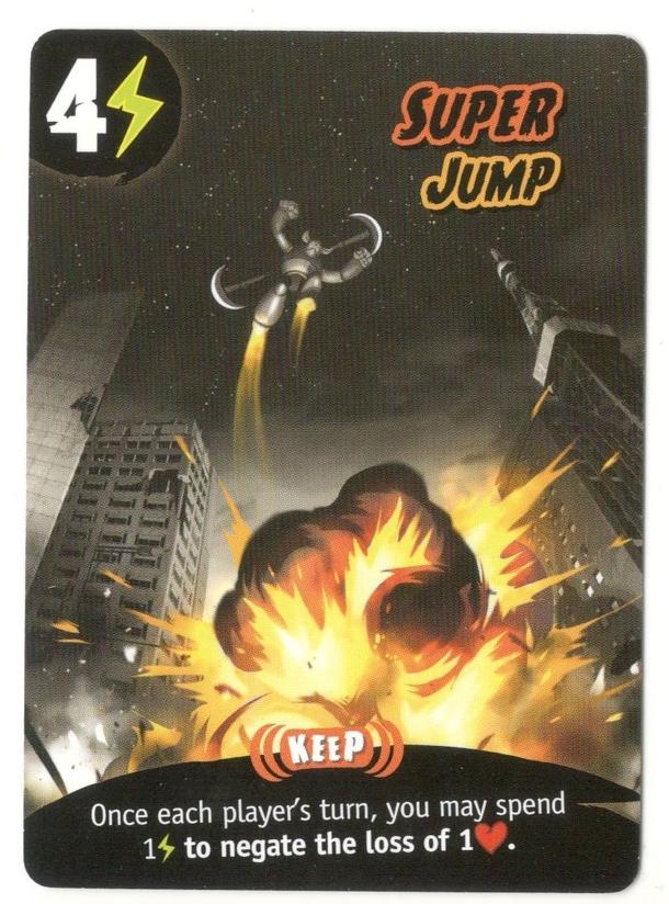 King of Tokyo Dark Edition: Super Jump Goodie Card