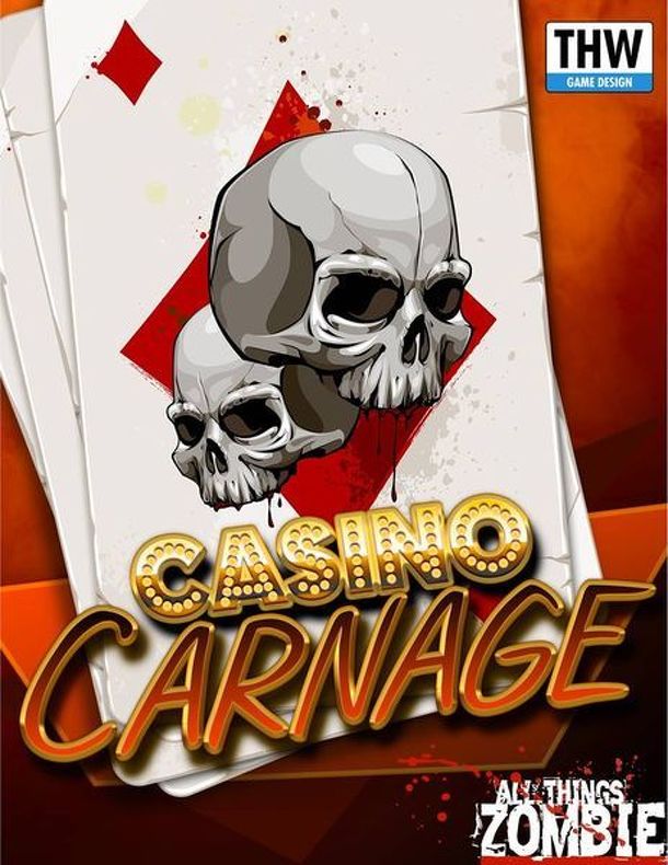 All Things Zombies Casino Carnage Board Game