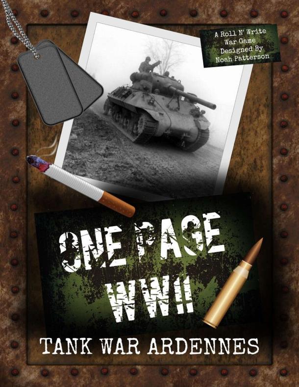 One Page WWII: Tank War Ardennes