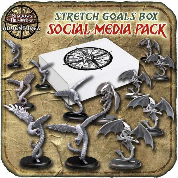 Shadows of Brimstone: Social Media Stretch Goals Box – Setaris Ravagers & Serpents of Kotak