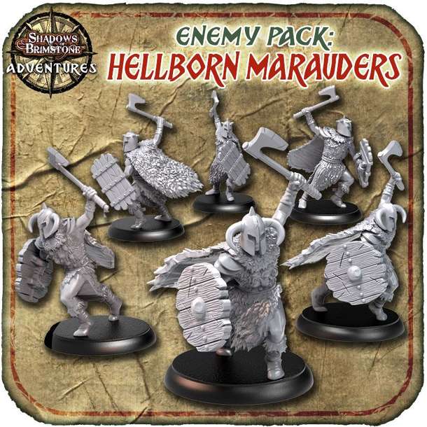 Shadows of Brimstone: Gates of Valhalla – Hellborn Marauders Enemy Pack