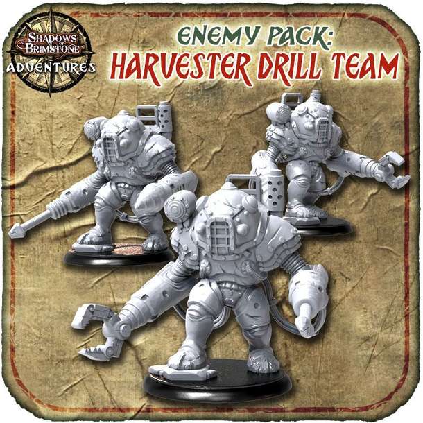 Shadows of Brimstone: Harvester Drill Team Enemy Pack