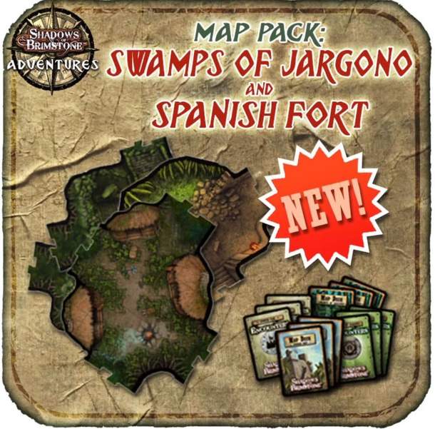 Shadows of Brimstone: Valley of the Serpent Kings – Jargono Map Pack