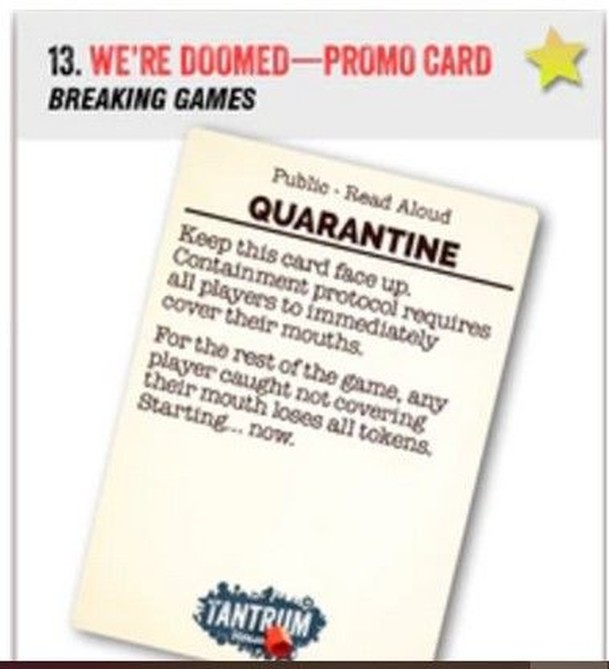 We're Doomed: Quarantine promo
