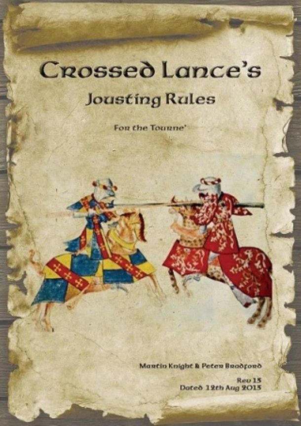 Crossed Lances: Jousting Rules – For the Tourne'