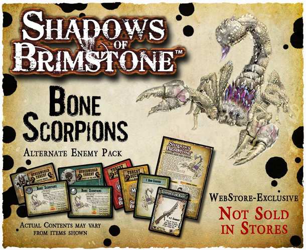 Shadows of Brimstone: Bone Scorpions XL-Sized Alternate Enemy Duo Pack