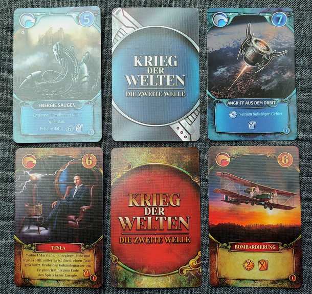 War of the Worlds: The New Wave – German promo cards