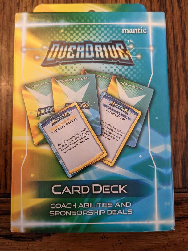 OverDrive: Coach Abilities and Sponsorship Cards