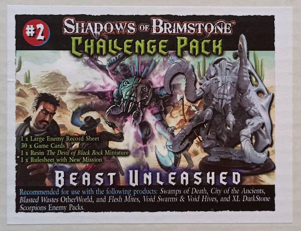 Shadows of Brimstone: Challenge Pack #2 – Beast Unleashed