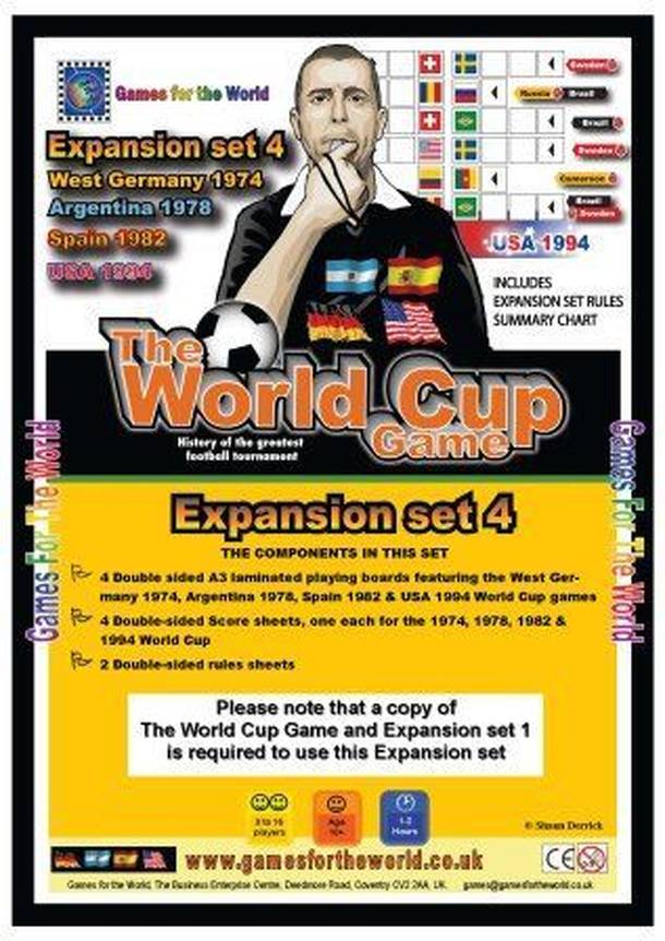 The World Cup Game:  Expansion Set 4